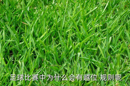  足球比賽中為什么會有越位 規(guī)則呢
