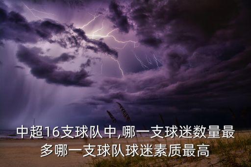 中超16支球隊中,哪一支球迷數量最多哪一支球隊球迷素質(zhì)最高