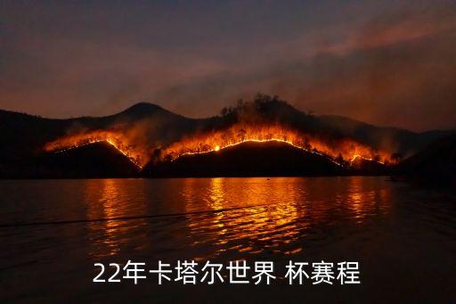 22年卡塔爾世界 杯賽程