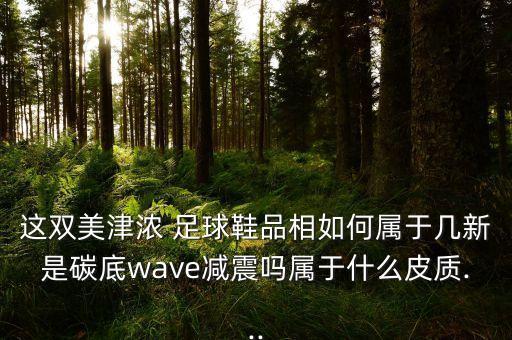 這雙美津濃 足球鞋品相如何屬于幾新是碳底wave減震嗎屬于什么皮質(zhì)...