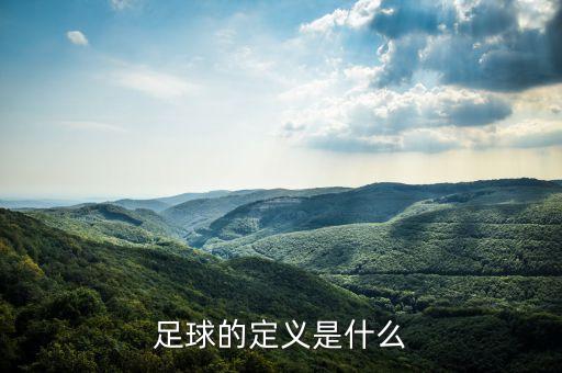 足球的定義是什么