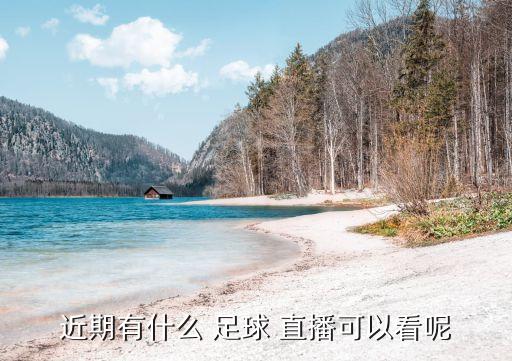 近期有什么 足球 直播可以看呢