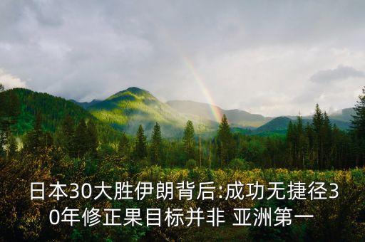 日本30大勝伊朗背后:成功無(wú)捷徑30年修正果目標并非 亞洲第一