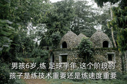 男孩6歲,練 足球半年,這個(gè)階段的孩子是練技術(shù)重要還是練速度重要