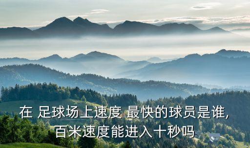 在 足球場(chǎng)上速度 最快的球員是誰(shuí),百米速度能進(jìn)入十秒嗎