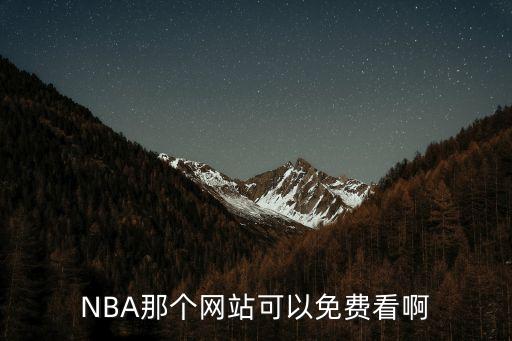 NBA那個(gè)網(wǎng)站可以免費看啊