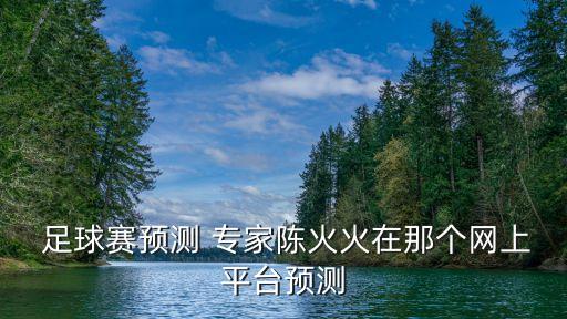  足球賽預(yù)測(cè) 專家陳火火在那個(gè)網(wǎng)上平臺(tái)預(yù)測(cè)
