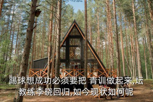 踢球想成功必須要把 青訓做起來,壇教練李曉回歸,如今現(xiàn)狀如何呢