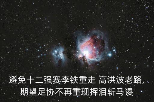 中國足球 高洪波 卡馬喬,為什么卡馬喬換高洪波