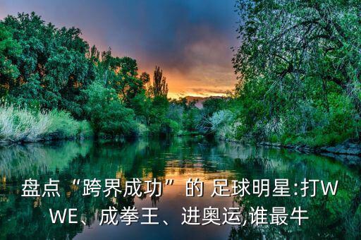 盤點(diǎn)“跨界成功”的 足球明星:打WWE、成拳王、進(jìn)奧運(yùn),誰最牛