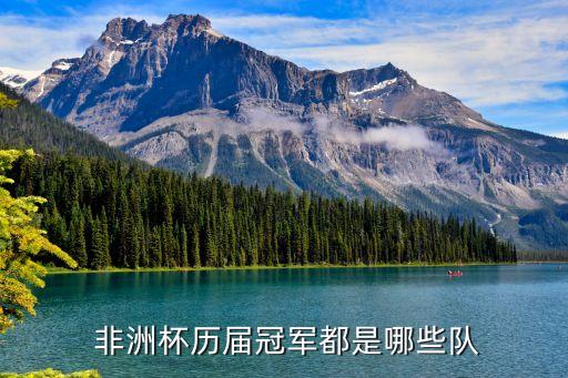 非洲杯歷屆冠軍都是哪些隊(duì)