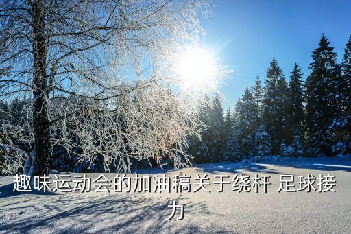 趣味運動會的加油稿關于繞桿 足球接力