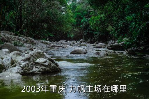 2003年重慶 力帆主場在哪里
