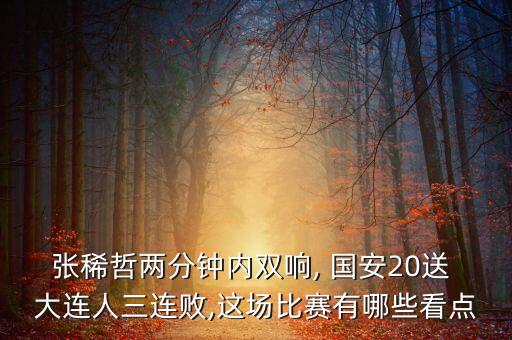 張稀哲兩分鐘內雙響, 國安20送 大連人三連敗,這場(chǎng)比賽有哪些看點(diǎn)