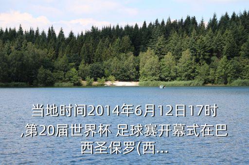 當(dāng)?shù)貢r(shí)間2014年6月12日17時(shí),第20屆世界杯 足球賽開(kāi)幕式在巴西圣保羅(西...