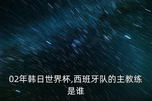 02年韓日世界杯,西班牙隊的主教練是誰