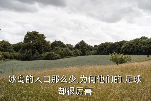 冰島的人口那么少,為何他們的 足球卻很厲害