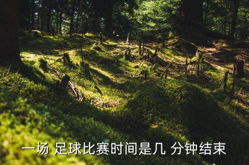 一場(chǎng) 足球比賽時(shí)間是幾 分鐘結(jié)束