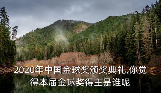 2020年中國(guó)金球獎(jiǎng)?lì)C獎(jiǎng)典禮,你覺得本屆金球獎(jiǎng)得主是誰(shuí)呢