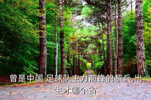 曾是中國 足球隊(duì)主力前鋒的黎兵,出生才哪個(gè)省