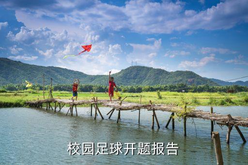 校園足球開題報告