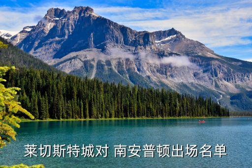 萊切斯特城對 南安普頓出場名單