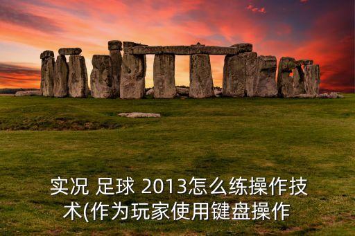 實況足球2013長傳打身后