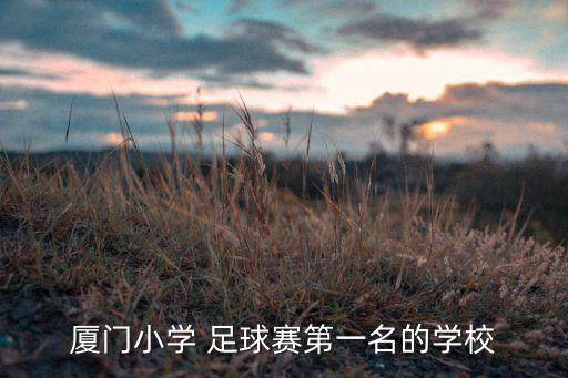 廈門小學(xué) 足球賽第一名的學(xué)校