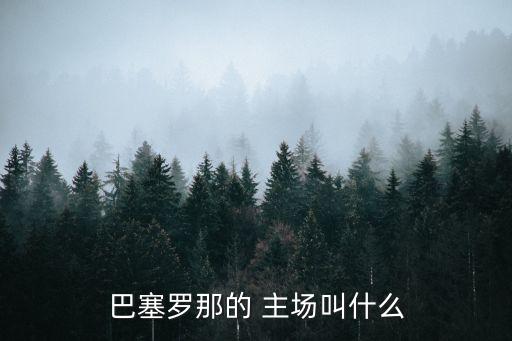 巴塞羅那的 主場(chǎng)叫什么