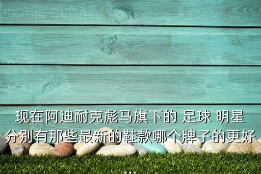 現(xiàn)在阿迪耐克彪馬旗下的 足球 明星分別有那些最新的鞋款哪個牌子的更好...