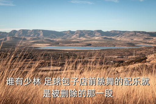 誰有少林 足球包子店前跳舞的配樂就是被刪除的那一段