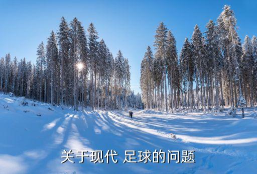 關(guān)于現(xiàn)代 足球的問題