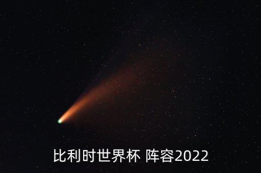比利時世界杯 陣容2022