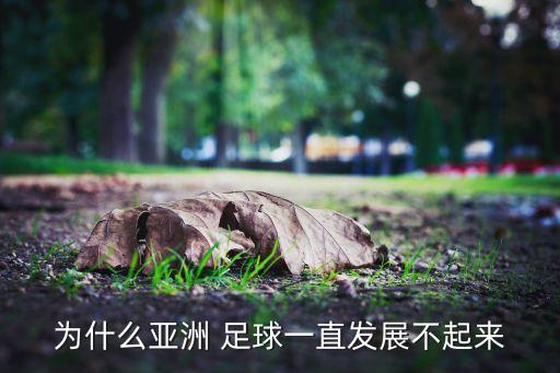 為什么亞洲 足球一直發(fā)展不起來(lái)