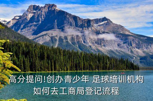 高分提問(wèn)!創(chuàng)辦青少年 足球培訓(xùn)機(jī)構(gòu)如何去工商局登記流程