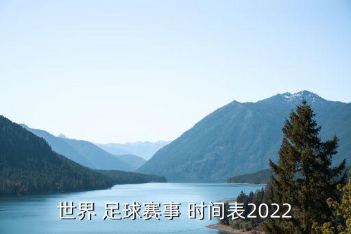 世界 足球賽事 時間表2022