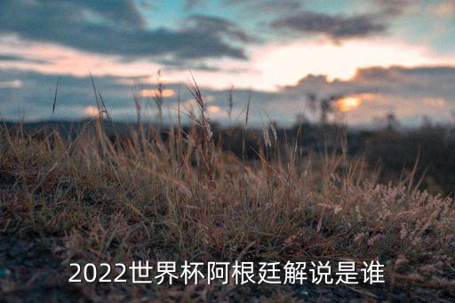 2022世界杯阿根廷解說是誰