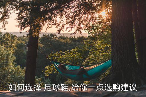 如何選擇 足球鞋,給你一點選購建議