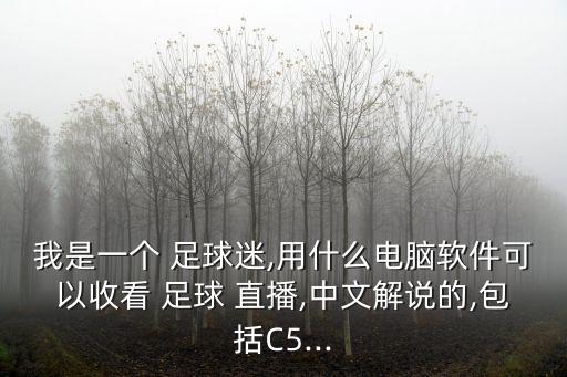 我是一個 足球迷,用什么電腦軟件可以收看 足球 直播,中文解說的,包括C5...