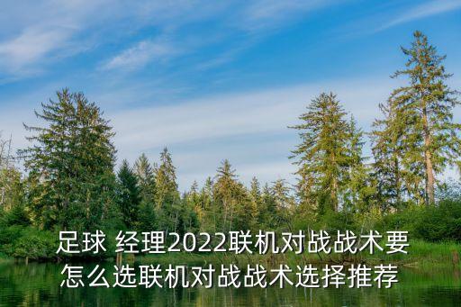  足球 經(jīng)理2022聯(lián)機對戰戰術(shù)要怎么選聯(lián)機對戰戰術(shù)選擇推薦