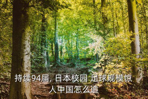 持續(xù)94屆, 日本校園 足球規(guī)模驚人中國怎么追