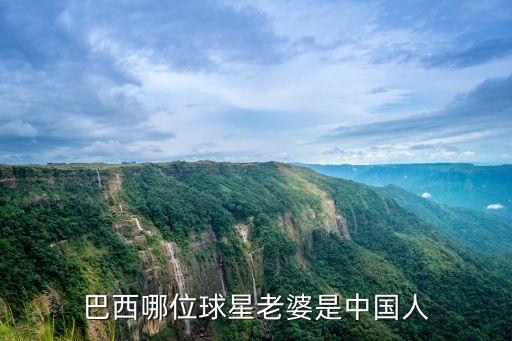 巴西哪位球星老婆是中國人
