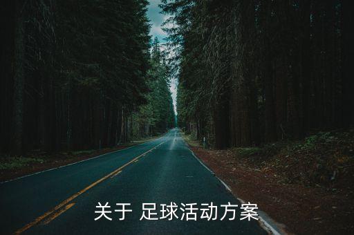 關于 足球活動方案