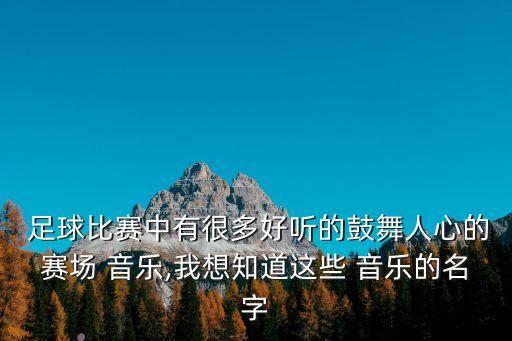  足球比賽中有很多好聽的鼓舞人心的賽場 音樂,我想知道這些 音樂的名字