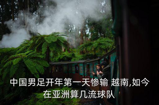 中國男足開年第一天慘輸 越南,如今在亞洲算幾流球隊