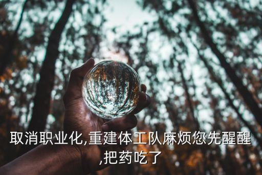 取消職業(yè)化,重建體工隊麻煩您先醒醒,把藥吃了