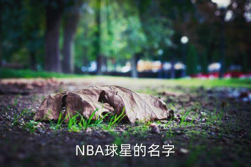 NBA球星的名字