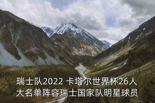 瑞士隊(duì)2022 卡塔爾世界杯26人大名單陣容瑞士國家隊(duì)明星球員