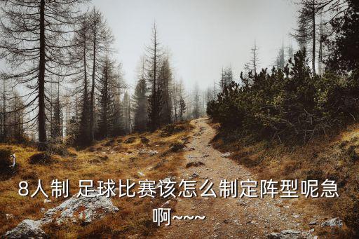 8人制 足球比賽該怎么制定陣型呢急啊~~~