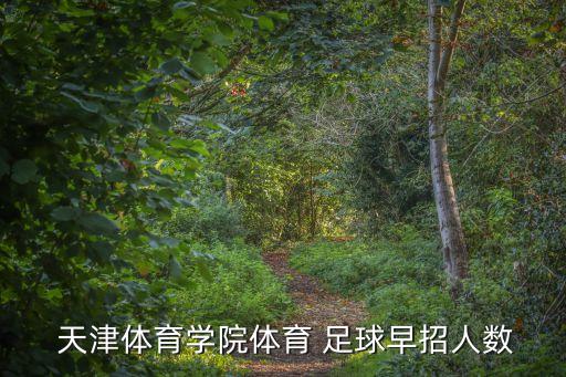  天津體育學(xué)院體育 足球早招人數(shù)